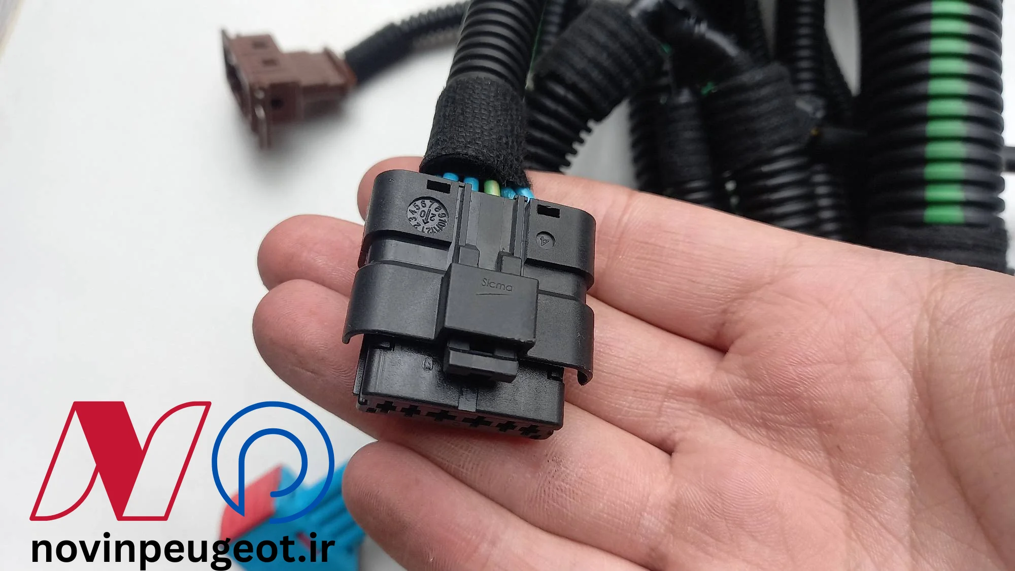 تحلیل و بررسی سیم کشی موتور دنا تک نود با کامپیوتر AECS 4 Dena Tech Node Engine Wiring Coil Socket with AECS ECU