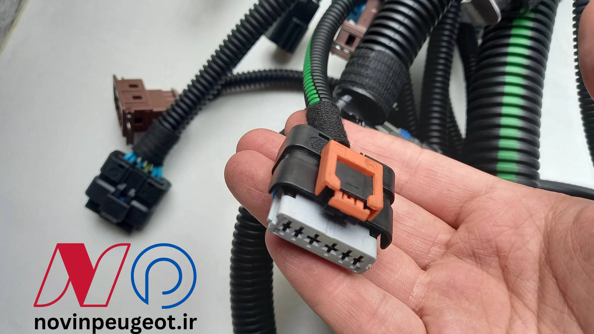 تحلیل و بررسی سیم کشی موتور دنا تک نود با کامپیوتر AECS 5 Dena Tech Node Engine Wiring Injector Socket with AECS ECU