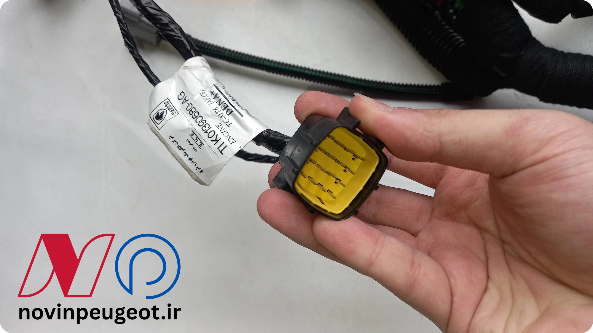برسی سیم کشی موتور دنا پلاس توربو با کامپیوتر AECS 4 Motor wiring connector to interface wiring
